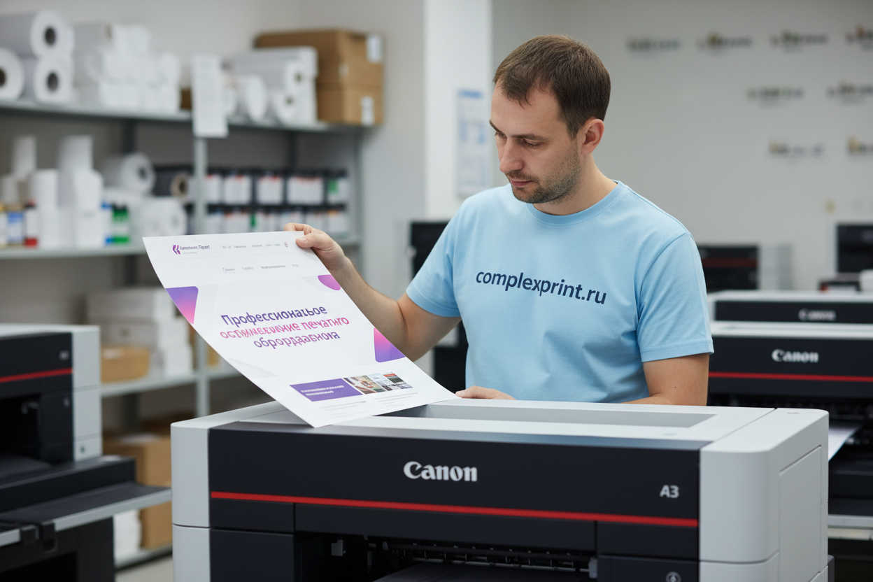 Мастер ComplexPrint ремонтирует принтер Canon i-SENSYS с оригинальными запчастями
