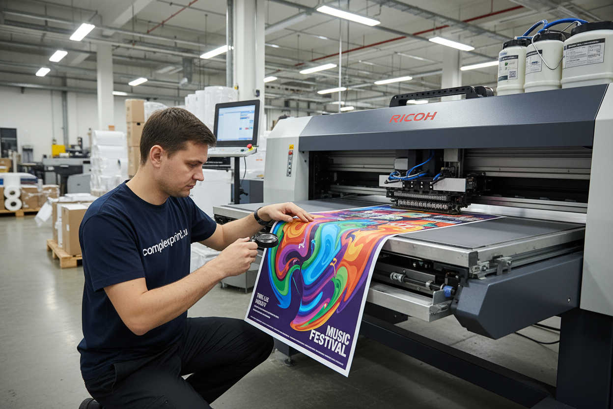 Мастер ComplexPrint ремонтирует принтер Ricoh Aficio с оригинальными запчастями